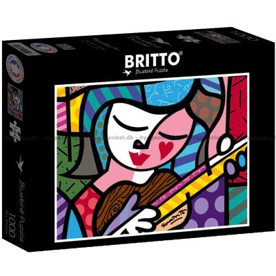 Britto: Jenta med gitaren, 1000 brikker