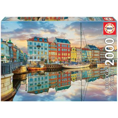 København: Nyhavn, 2000 brikker