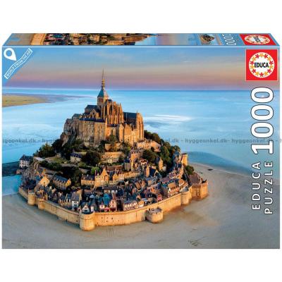 Verden sett fra luften: Le Mont Saint-Michel, 1000 brikker