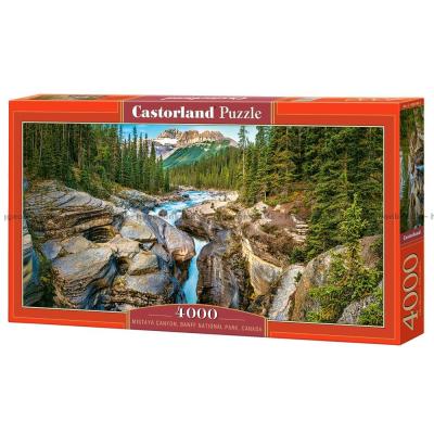 Canada: Mistaya Canyon, Banff National Park, 4000 brikker
