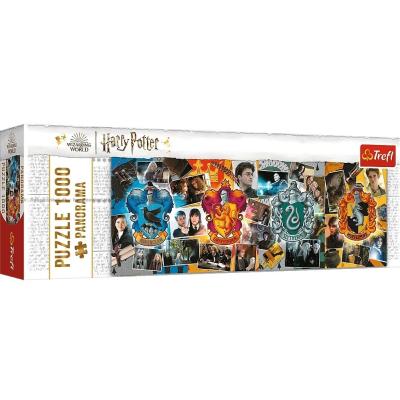 Harry Potter: Hogwarts - De fire husene - Panorama, 1000 brikker