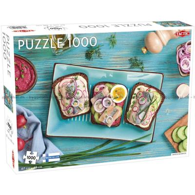Danmark: Deilig smørrebrød, 1000 brikker
