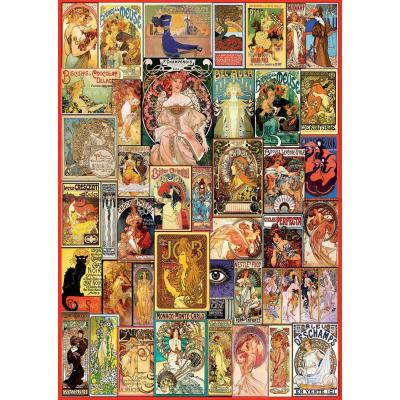 Art Nouveau: Collage, 1000 brikker