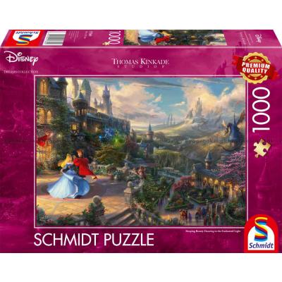 Disney: Kinkade - Tornerose - Dansen, 1000 brikker