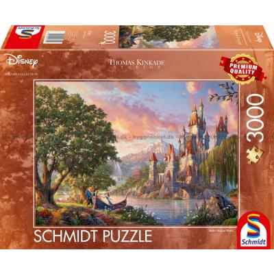 Disney: Kinkade - Skjønnheten og udyret, 3000 brikker