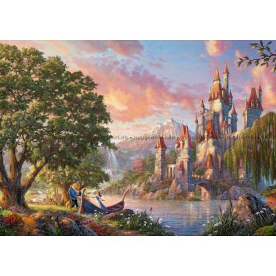 Bilde av Disney: Kinkade - Skjønnheten og udyret, 3000 brikker