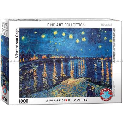 Van Gogh: Stjernenatt over Rhone, 1000 brikker