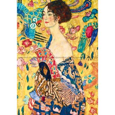 Bilde av Klimt: Kvinne med vifte, 2000 brikker