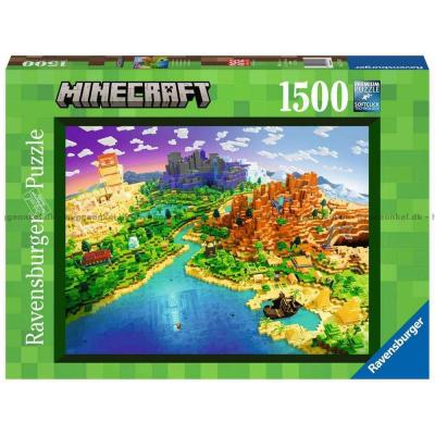 Minecraft: Verden, 1500 brikker
