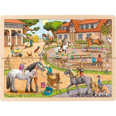 Rideskolen - Rammepuslespill, 96 brikker