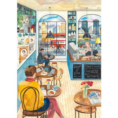 Bilde av London: Kafé, 2000 brikker
