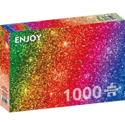 Fargerikt: Glitter, 1000 brikker