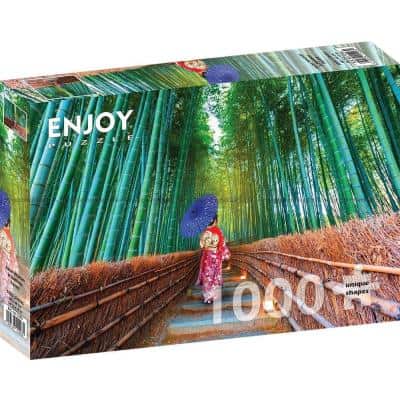 Kvinnen i bambusskogen, 1000 brikker