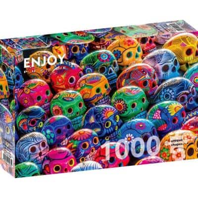 Fargerike meksikanske masker, 1000 brikker