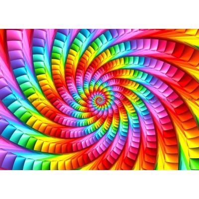 Bilde av Fargerikt: Psykedelisk spiral, 1000 brikker