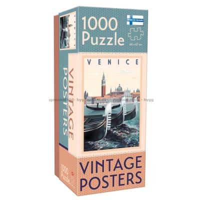 Vintage Posters: Venedig, 1000 brikker