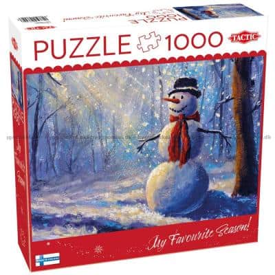 Den glade snømannen, 1000 brikker