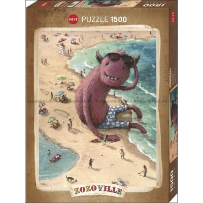 Zozoville: Monstermoro på stranden, 1500 brikker