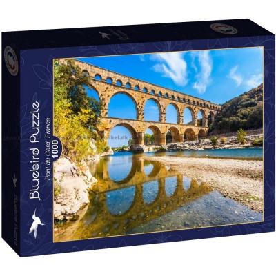 Frankrike: Pont du Gard, 1000 brikker