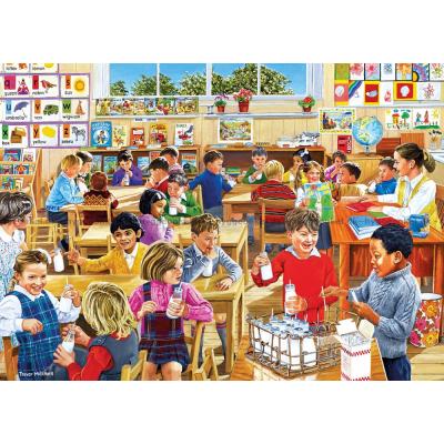 Bilde av T. Mitchell: Skole livet, 4x500 brikker