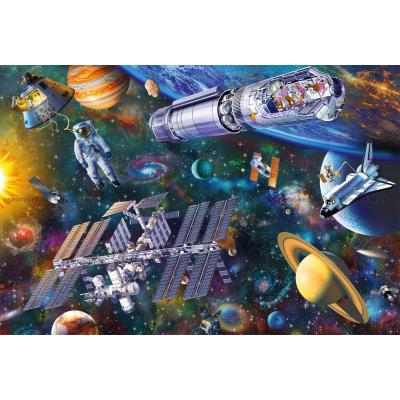 Bilde av Astronauten på eventyr, 100 brikker
