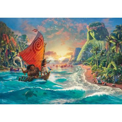 Bilde av Disney: Kinkade - Vaiana, 1000 brikker