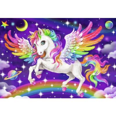 Bilde av Enhjørning og Pegasus, 2x24 brikker