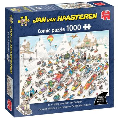 Det går bare nedoverbakke, 1000 brikker