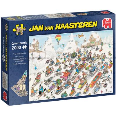 Det går bare nedoverbakke, 2000 brikker