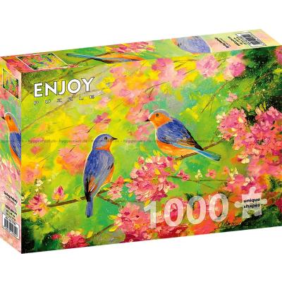 Vårfugler, 1000 brikker