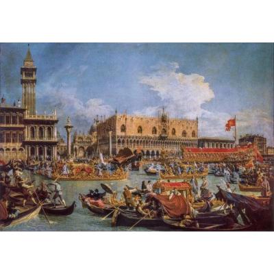 Bilde av Canaletto: Return of the Bucintoro on Ascension Day, 1000 brikker