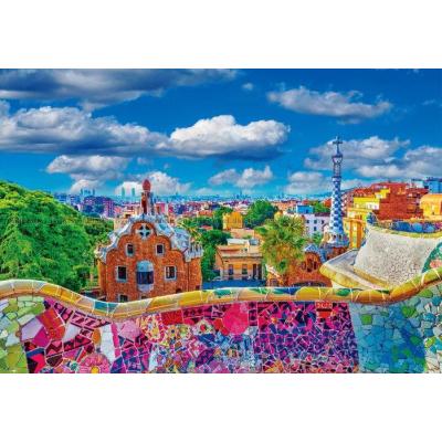 Bilde av Park Güell, Barcelona - Spania, 1000 brikker
