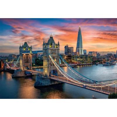 Bilde av Tower Bridge på kveldstid, 1500 brikker