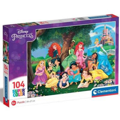 Disney-prinsesser slapper av, 104 brikker