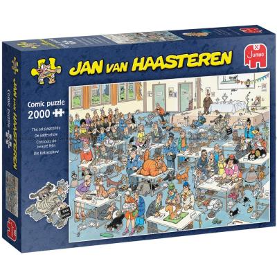 Katteutstilling, 2000 brikker