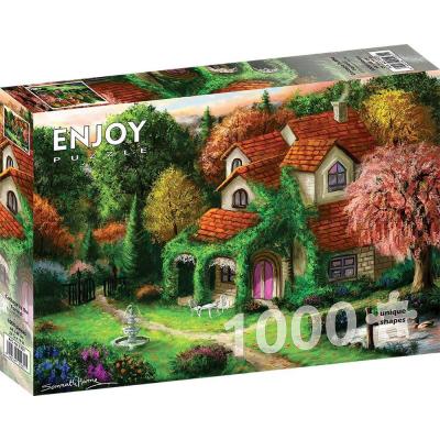 Sommerhus i skogen, 1000 brikker