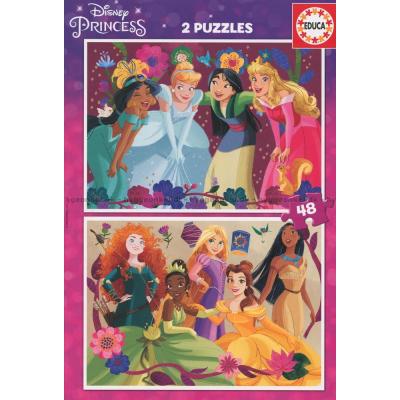 Disney-prinsesser, 2x48 brikker