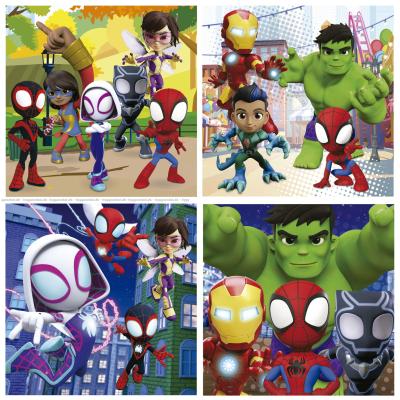 Bilde av Marvel: Spidey og hans fantastiske venner, 4-i-1, 6 brikker