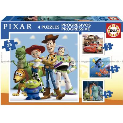 Disney: Pixar, 4-i-1, 12 brikker