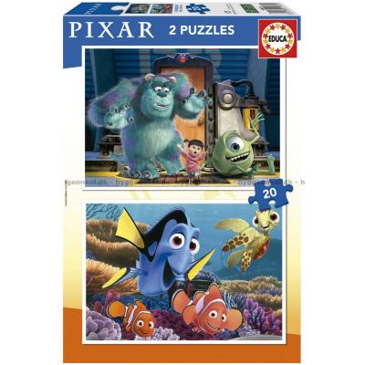 Disney: Pixar - Oppdrag Nemo & Monsters Inc, 2x20 brikker