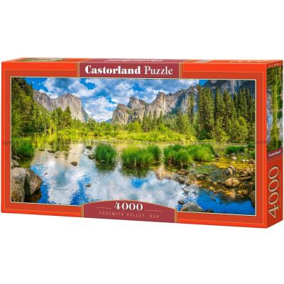USA: Yosemitedalen - Panorama, 4000 brikker