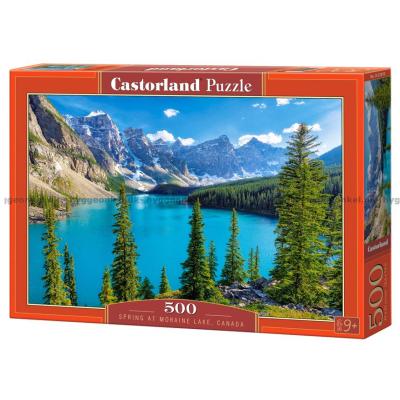 Canada: Vår ved Moraine Lake, 500 brikker