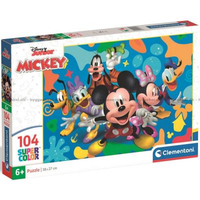 Disney: Mikke og venner, 104 brikker