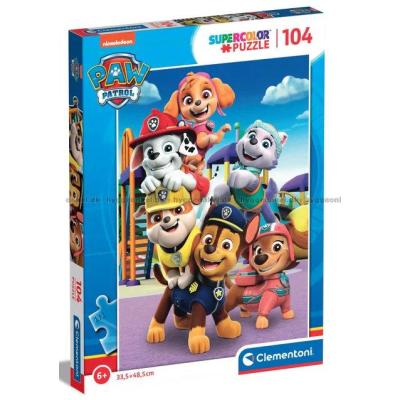 Paw Patrol: Heltene samlet, 104 brikker