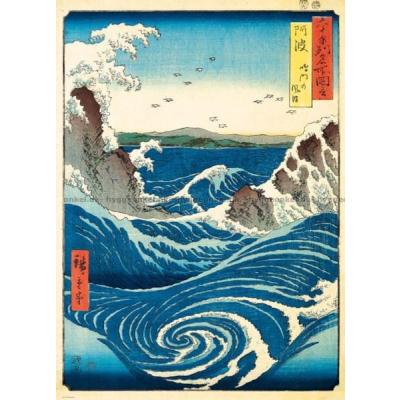 Bilde av Hiroshige: Naruto Whirlpool, 1000 brikker