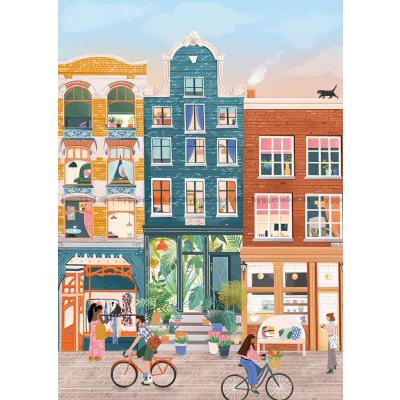 Bilde av Amsterdam: De 9 gatene, 500 brikker