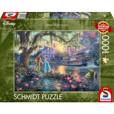 Disney: Kinkade - Prinsessen og frosken, 1000 brikker