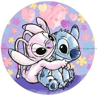 Bilde av Disney: Stitch - Rundt puslespill, 500 brikker