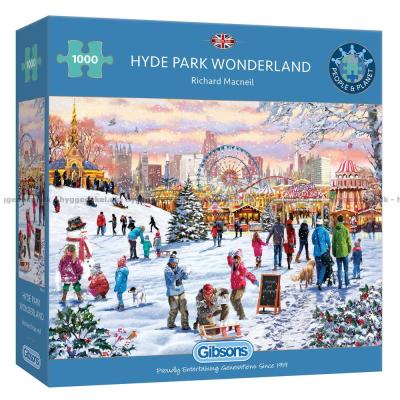 Macneil: Hyde Park i snø, 1000 brikker