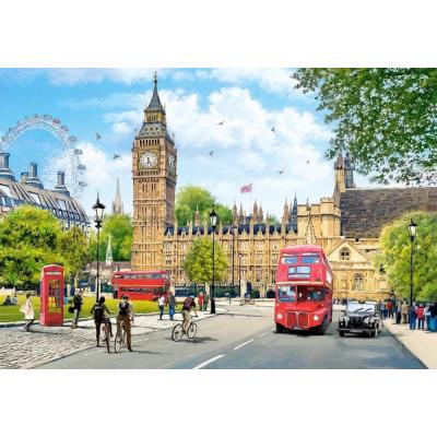 Bilde av London om morgenen, 1000 brikker